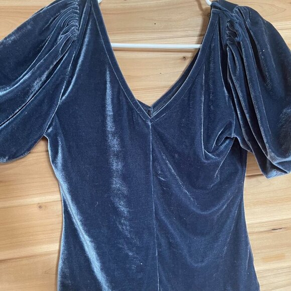 Free People - Blue Velvet Top - Picture 6 of 6